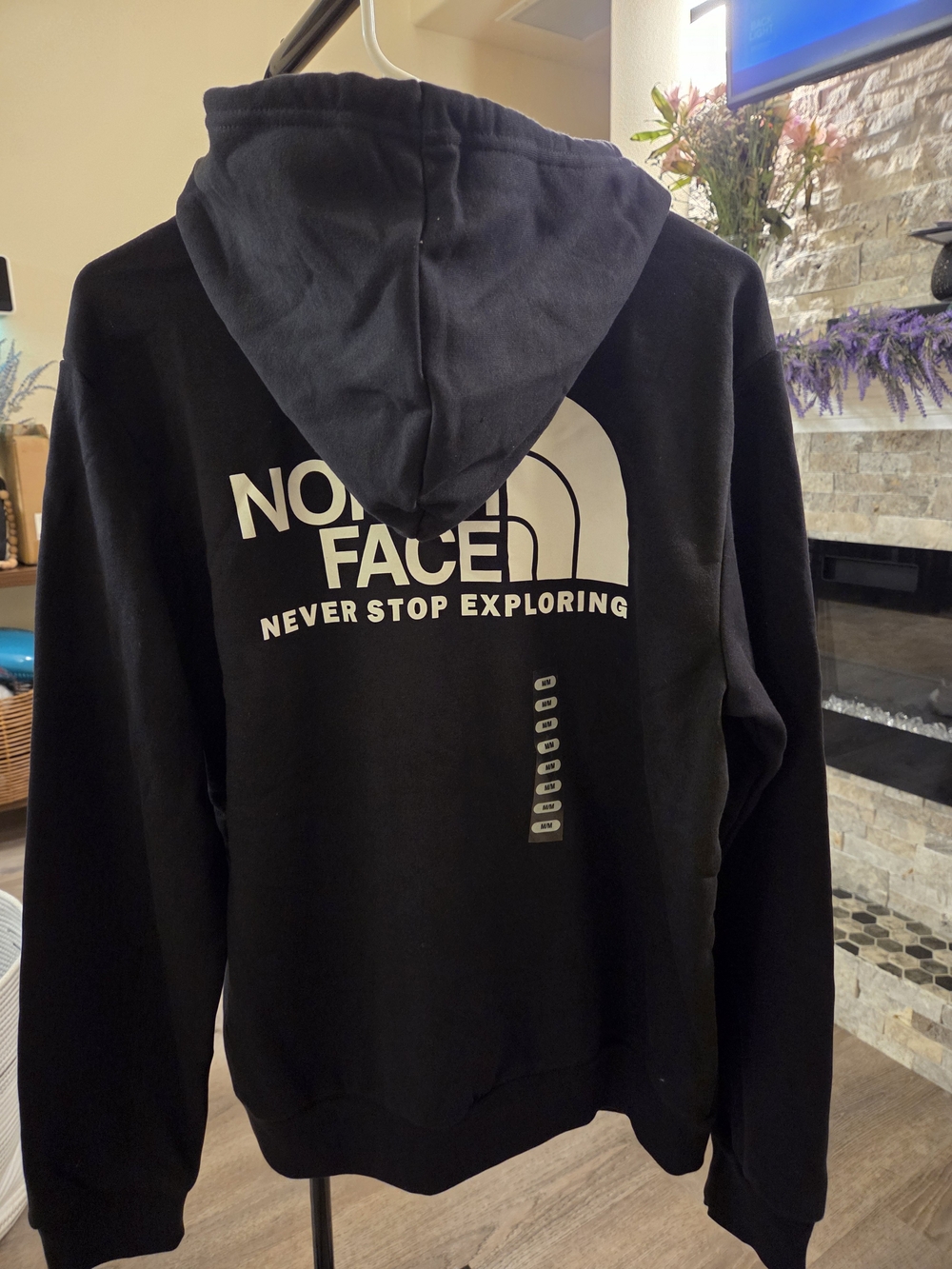 The North Face Men's Black Logo Hoodie - Never Stop Exploring